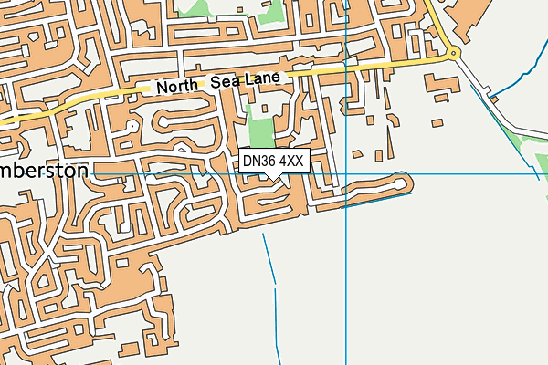 DN36 4XX map - OS VectorMap District (Ordnance Survey)