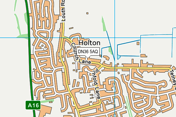 Holton Le Clay Infant School map (DN36 5AQ) - OS VectorMap District (Ordnance Survey)