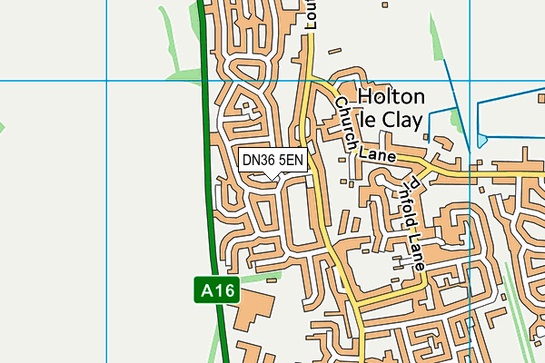 DN36 5EN map - OS VectorMap District (Ordnance Survey)