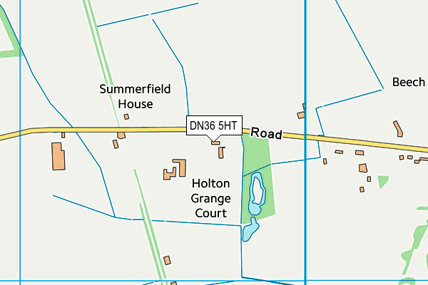 DN36 5HT map - OS VectorMap District (Ordnance Survey)