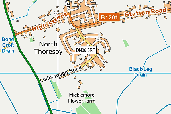 Map of BRIXMOST LTD at district scale
