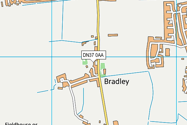 DN37 0AA map - OS VectorMap District (Ordnance Survey)