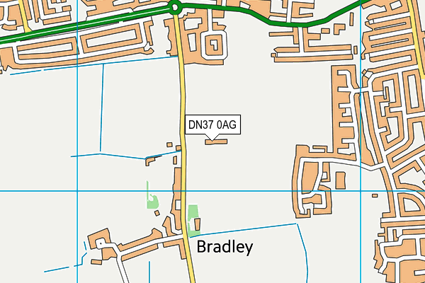 Bradley Football Development Centre map (DN37 0AG) - OS VectorMap District (Ordnance Survey)