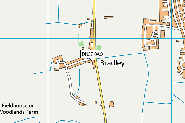 DN37 0AQ map - OS VectorMap District (Ordnance Survey)