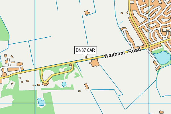 DN37 0AR map - OS VectorMap District (Ordnance Survey)