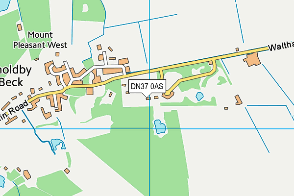 DN37 0AS map - OS VectorMap District (Ordnance Survey)