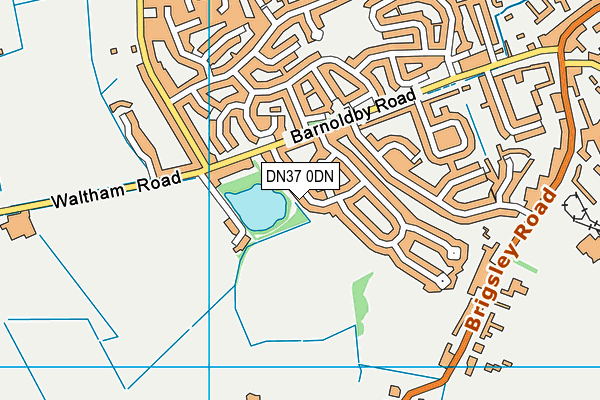 DN37 0DN map - OS VectorMap District (Ordnance Survey)