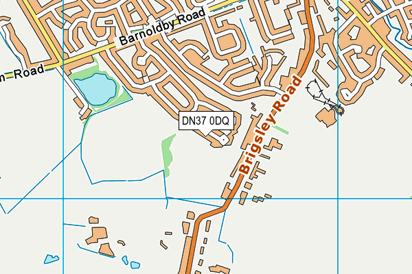 DN37 0DQ map - OS VectorMap District (Ordnance Survey)