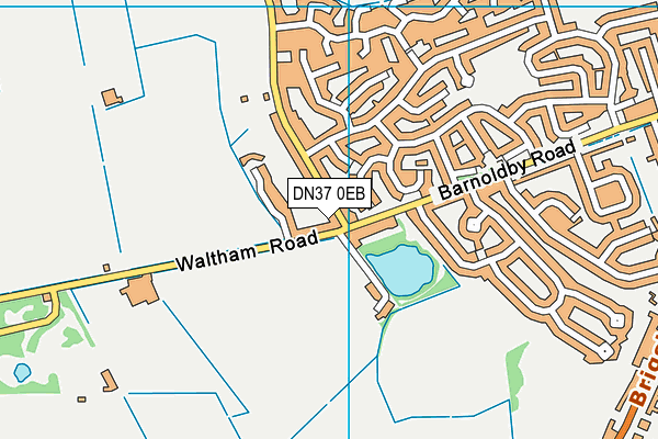 DN37 0EB map - OS VectorMap District (Ordnance Survey)