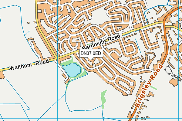 DN37 0ED map - OS VectorMap District (Ordnance Survey)