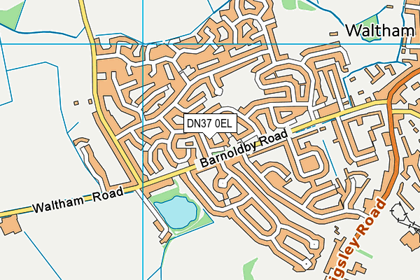 Map of MARK BROWN OF GRIMSBY LTD at district scale