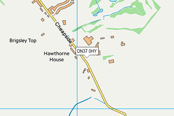DN37 0HY map - OS VectorMap District (Ordnance Survey)