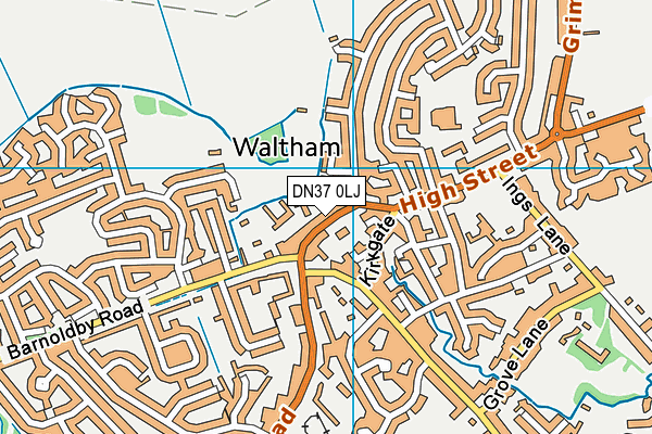 Map of THE BOUTIQUE WALTHAM LIMITED at district scale