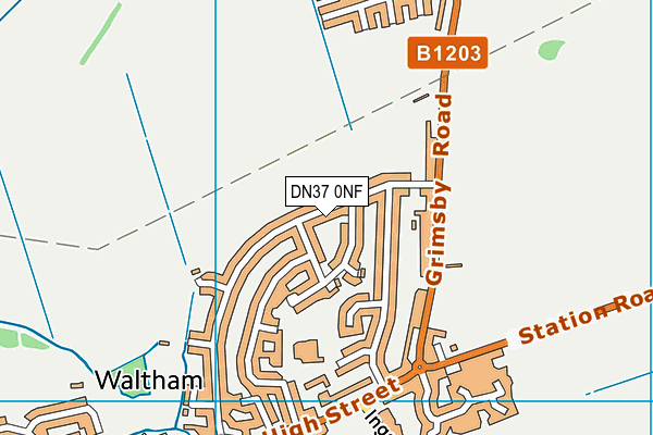 DN37 0NF map - OS VectorMap District (Ordnance Survey)