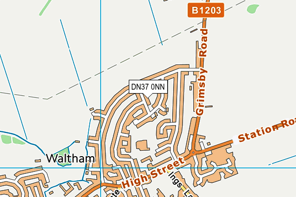 DN37 0NN map - OS VectorMap District (Ordnance Survey)