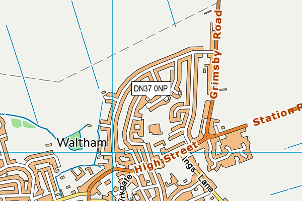 DN37 0NP map - OS VectorMap District (Ordnance Survey)