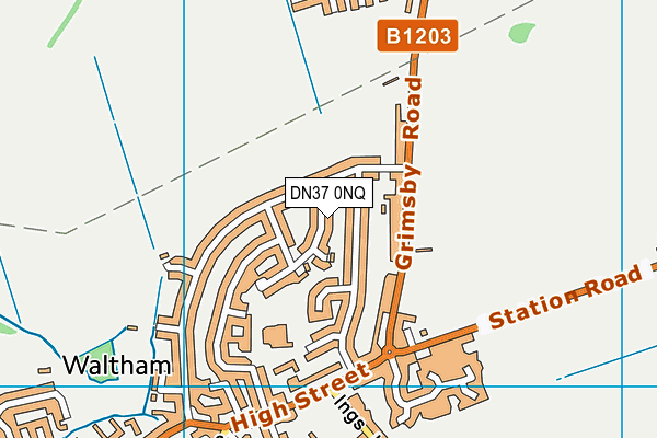 DN37 0NQ map - OS VectorMap District (Ordnance Survey)