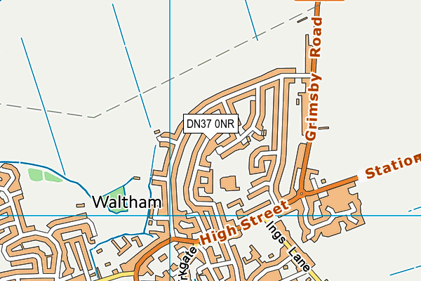 DN37 0NR map - OS VectorMap District (Ordnance Survey)