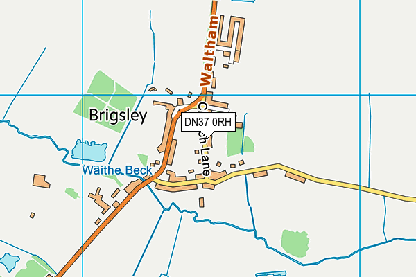 DN37 0RH map - OS VectorMap District (Ordnance Survey)