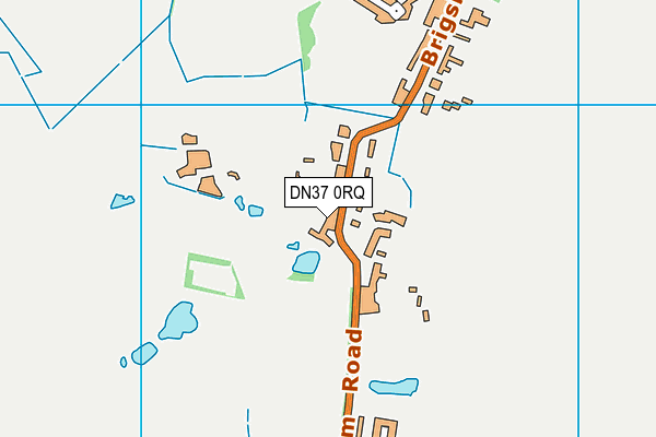 DN37 0RQ map - OS VectorMap District (Ordnance Survey)