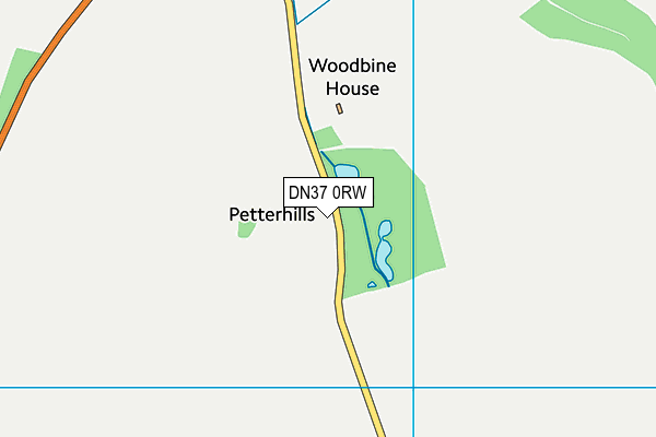 DN37 0RW map - OS VectorMap District (Ordnance Survey)