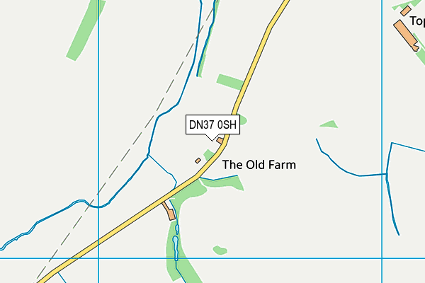 DN37 0SH map - OS VectorMap District (Ordnance Survey)