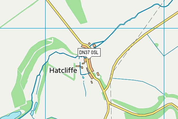 DN37 0SL map - OS VectorMap District (Ordnance Survey)