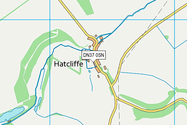 DN37 0SN map - OS VectorMap District (Ordnance Survey)