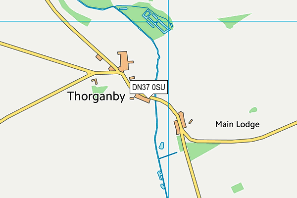 DN37 0SU map - OS VectorMap District (Ordnance Survey)