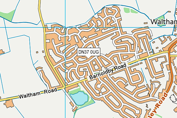 DN37 0UG map - OS VectorMap District (Ordnance Survey)