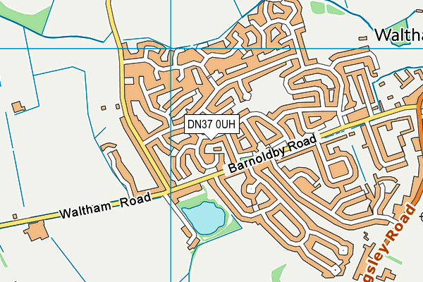 DN37 0UH map - OS VectorMap District (Ordnance Survey)