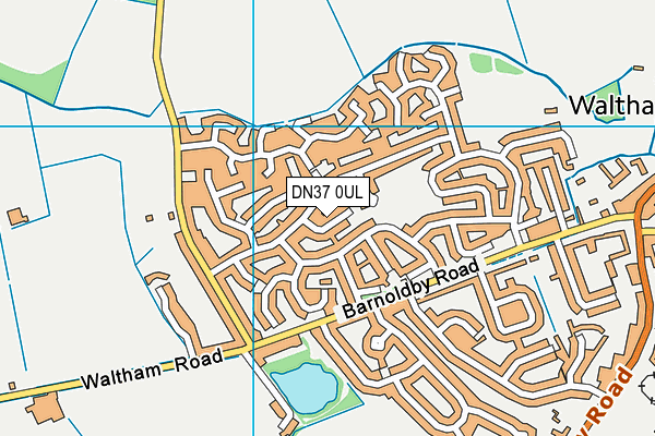 DN37 0UL map - OS VectorMap District (Ordnance Survey)
