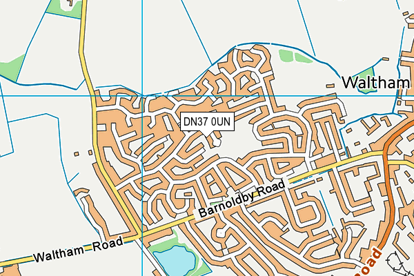 DN37 0UN map - OS VectorMap District (Ordnance Survey)