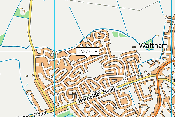 DN37 0UP map - OS VectorMap District (Ordnance Survey)