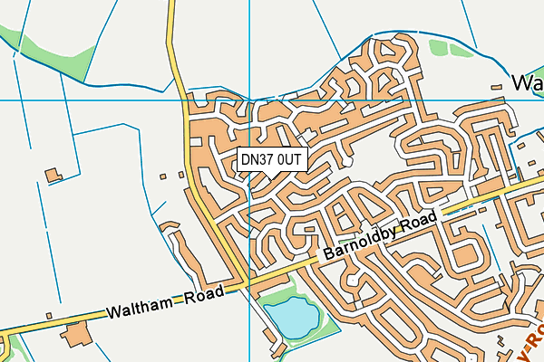 DN37 0UT map - OS VectorMap District (Ordnance Survey)