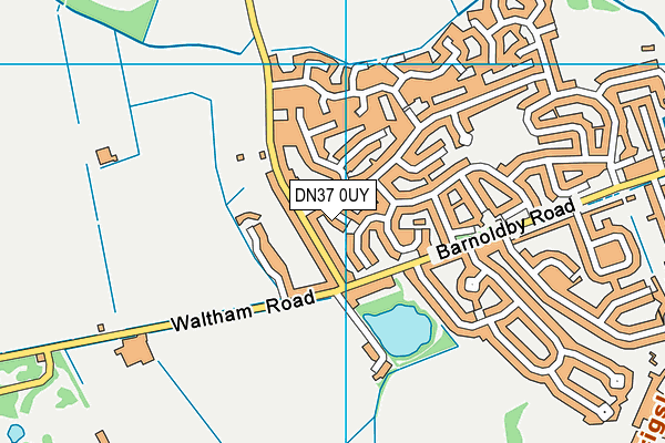 DN37 0UY map - OS VectorMap District (Ordnance Survey)