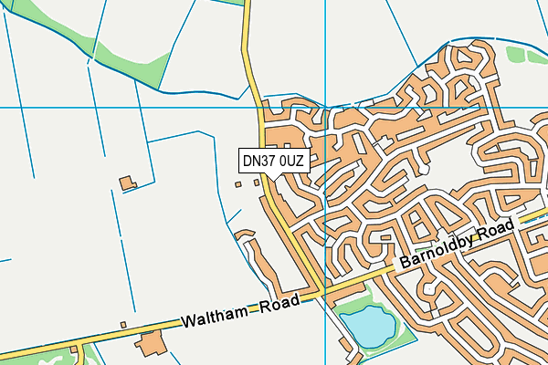 DN37 0UZ map - OS VectorMap District (Ordnance Survey)