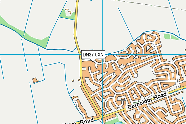 DN37 0XN map - OS VectorMap District (Ordnance Survey)