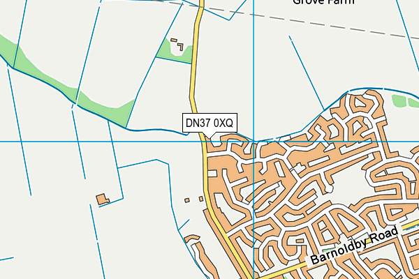 DN37 0XQ map - OS VectorMap District (Ordnance Survey)