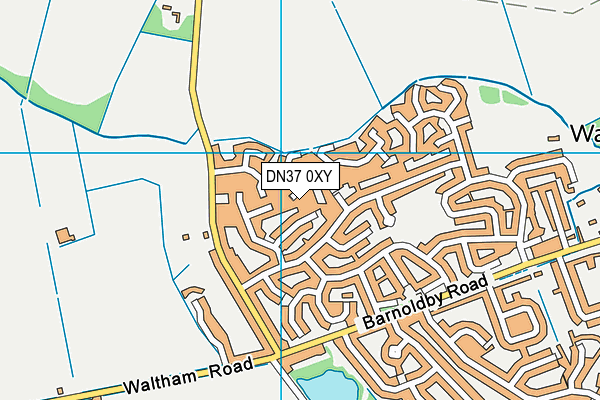 DN37 0XY map - OS VectorMap District (Ordnance Survey)