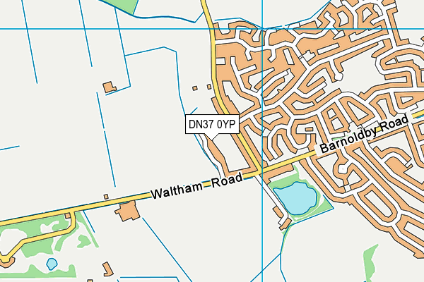 DN37 0YP map - OS VectorMap District (Ordnance Survey)