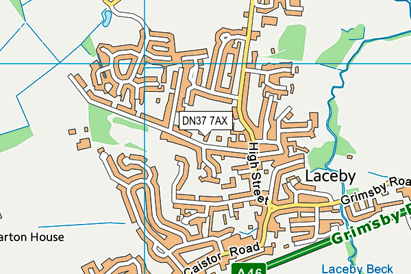 Stanford Junior and Infant School map (DN37 7AX) - OS VectorMap District (Ordnance Survey)