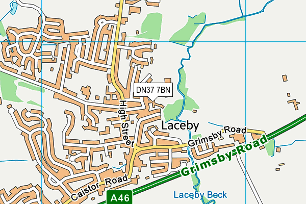 DN37 7BN map - OS VectorMap District (Ordnance Survey)