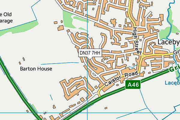 DN37 7HH map - OS VectorMap District (Ordnance Survey)