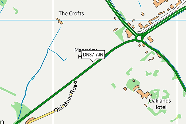 DN37 7JN map - OS VectorMap District (Ordnance Survey)