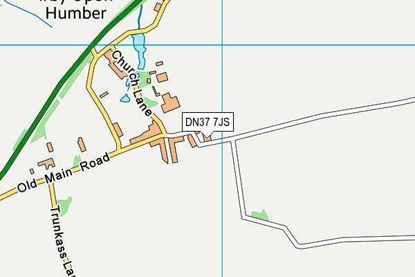 DN37 7JS map - OS VectorMap District (Ordnance Survey)