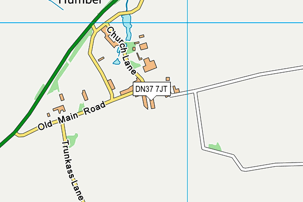 DN37 7JT map - OS VectorMap District (Ordnance Survey)