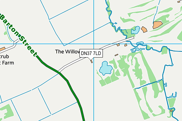 DN37 7LD map - OS VectorMap District (Ordnance Survey)
