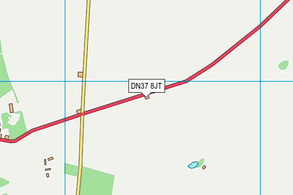 DN37 8JT map - OS VectorMap District (Ordnance Survey)