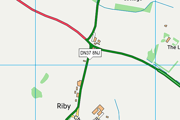 DN37 8NJ map - OS VectorMap District (Ordnance Survey)